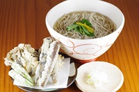 冷やし舞茸天そば